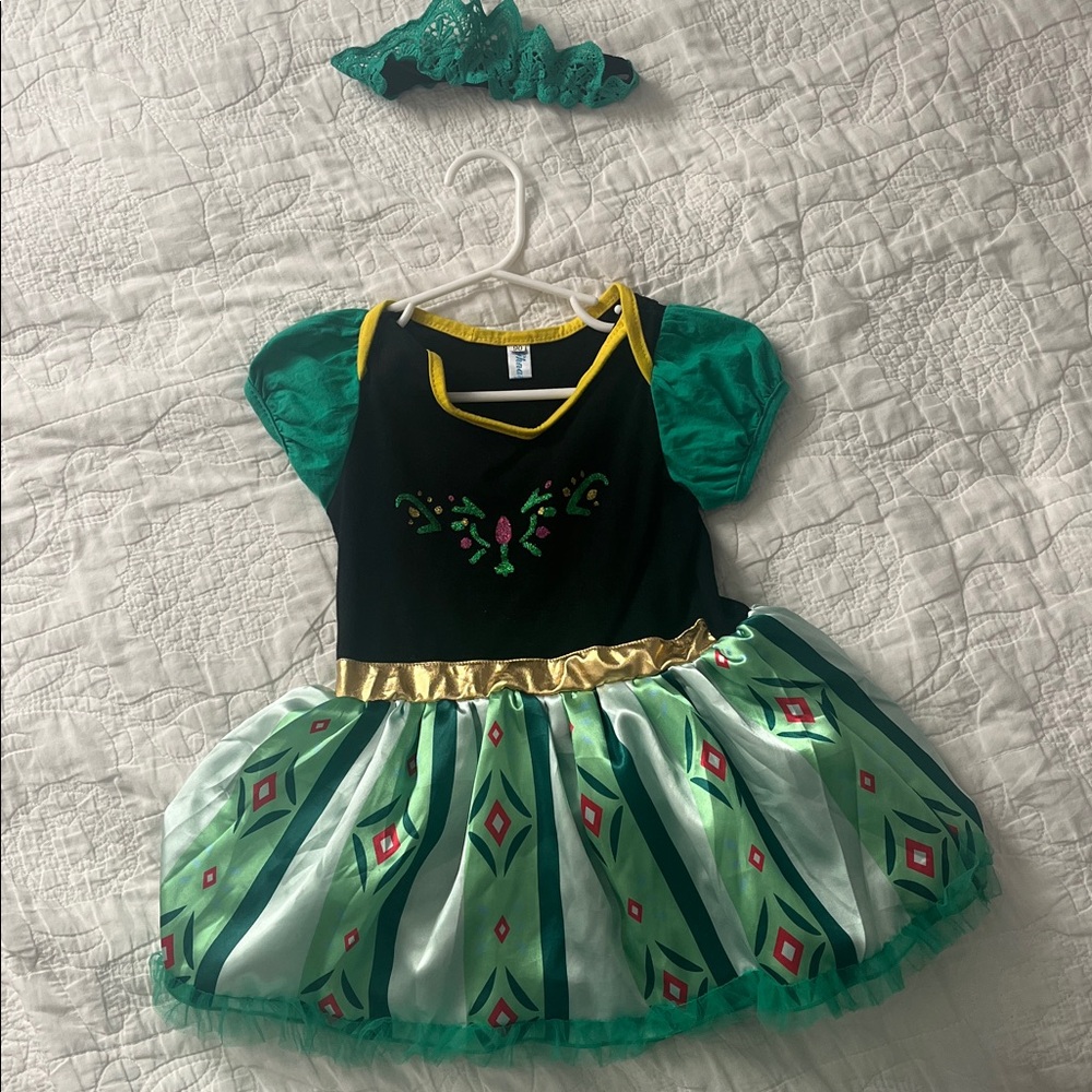Princess Anna (frozen) costume with Headband